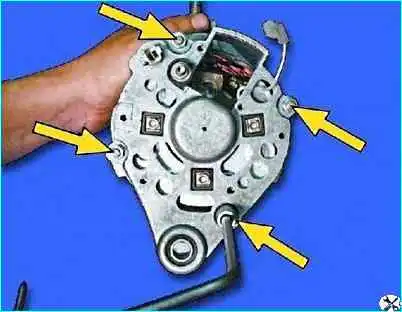 Разборка генератора автомобиля Разборка генератора автомобиля