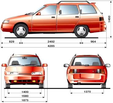 Технические характеристики и модификации автомобиля ВАЗ-2110
