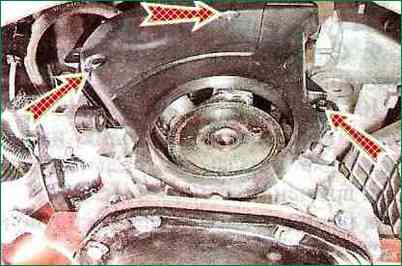 Replacing the timing belt for engine 11183