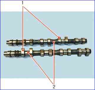 Replacement of camshafts of the VAZ-21126 engine