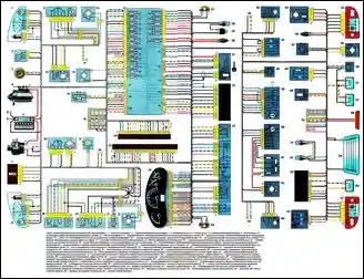 Схема электрооборудования Лада Калина