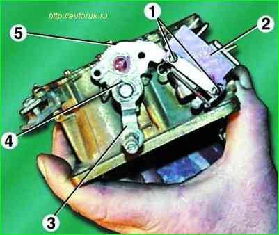 Disassembly and assembly of the GAZ-2705 carburetor