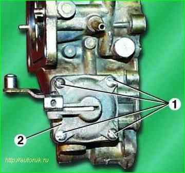 Desmontaje y montaje del carburador GAZ-2705