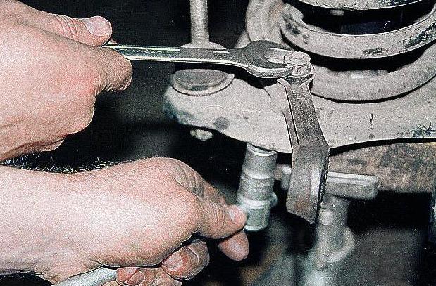  Ersetzen der Gummibuchsen der unteren Querlenker des GAZ-3110