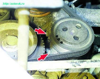 Replacing the GAZ-3110 power steering pump