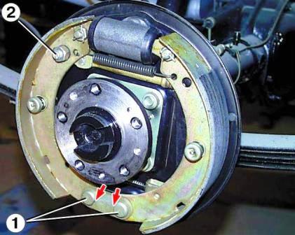 Rear brake repair