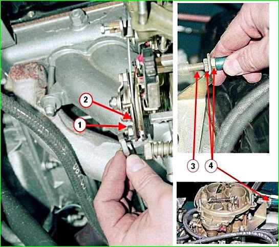 How to adjust the throttle valve drive of the GAZ-2705 car