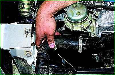 Replacing the radiator with the ZMZ-406 engine