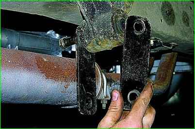 Removal and repair of the front spring GAZ-2705