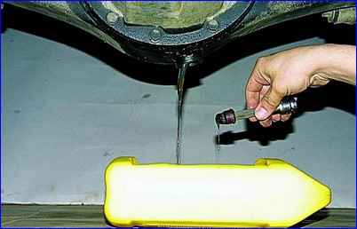 Cómo cambiar el aceite en la caja de cambios del eje trasero de una gacela