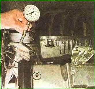 Überprüfung des Öldrucks im Lada Granta-Motor
