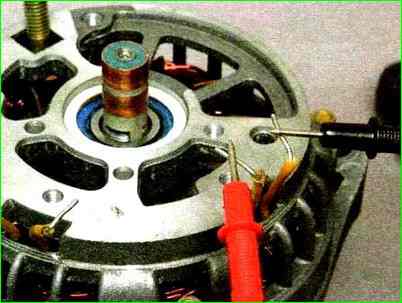 Comprobación del generador del coche Lada Granta