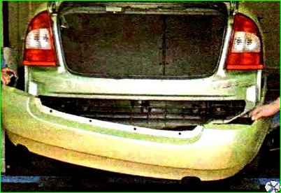 Replacement rear bumper