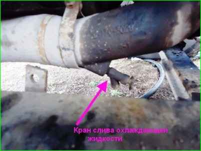 Removal and installation of a Kamaz diesel engine