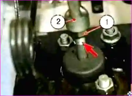 Регулировка сцепления Регулировочный узел главного цилиндра сцепления