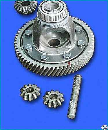 Осмотр и дефектовка деталей дифференциала