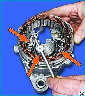 Разборка генератора автомобиля
