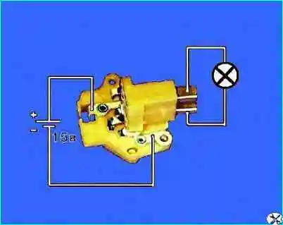 Проверка деталей генератора автомобиля Проверка деталей генератора автомобиля