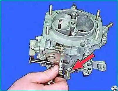 Регулировка вторичной камеры карбюратора