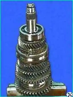 Разборка вторичного вала коробки передач