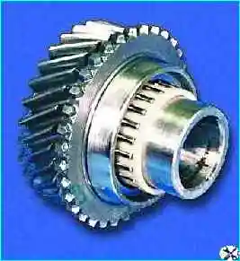Разборка вторичного вала коробки передач
