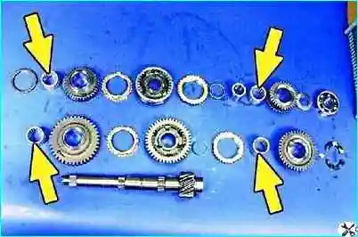 дефектовка вторичного вала коробки передач
