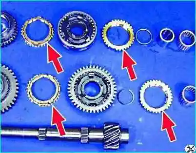 дефектовка вторичного вала коробки передач