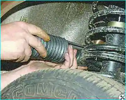 Снятие рулевого механизма