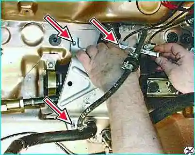 Снятие рулевого механизма