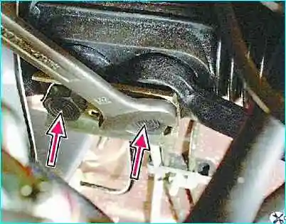 Снятие рулевого механизма