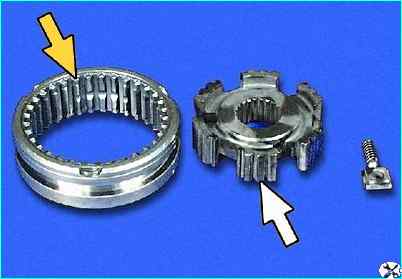 Сборка синхронизатора коробки передач