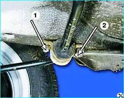 Замена стабилизатора передней подвески Замена стабилизатора передней подвески