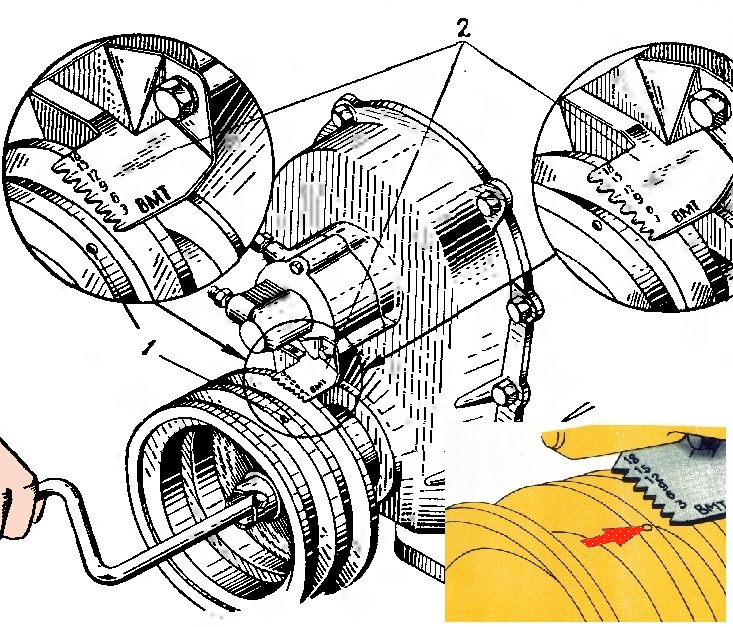 Configuración del PMS del primer cilindro en la carrera de compresión