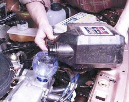 Замена масляного фильтра и масла в двигателе ВАЗ-2109