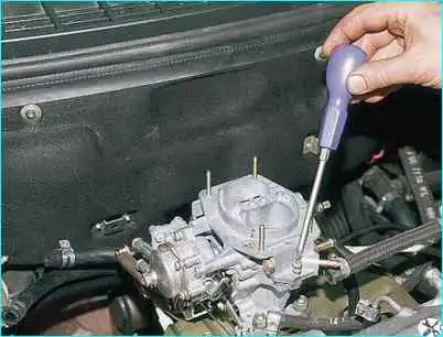 Проверка и прочистка карбюратора ВАЗ-2110 Проверка и прочистка карбюратора