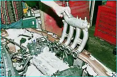 ВАЗ-2110 снятие ресивера и впускного коллектора