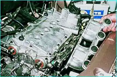 ВАЗ-2110 снятие ресивера и впускного коллектора