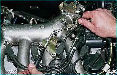 ВАЗ-2110 снятие ресивера и впускного коллектора