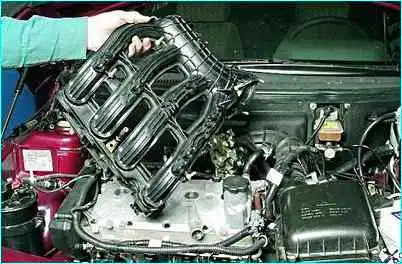 ВАЗ-2110 Замена прокладок впускной трубы