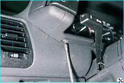 ВАЗ-2110 Снятие комбинации приборов