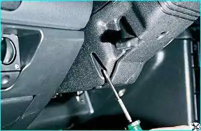 ВАЗ-2110 Снятие подрулевого переключателя