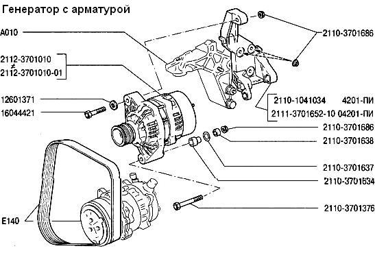 Как отремонтировать генератор автомобиля ВАЗ-2110