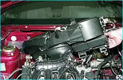 ВАЗ-2110 Снятие и разборка отопителя