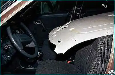 ВАЗ-2110 Снятие обивки потолка автомобиля