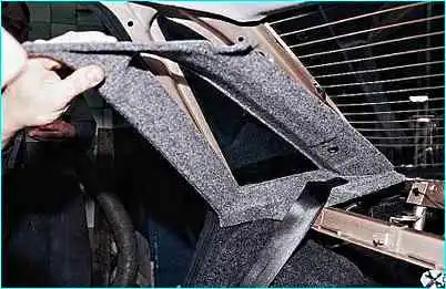 ВАЗ-2110 Снятие обивки потолка автомобиля