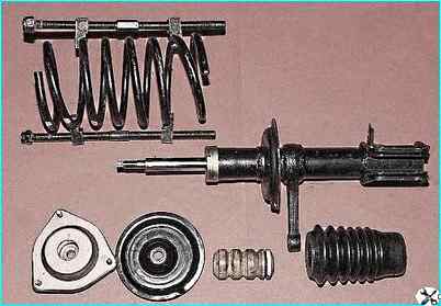 Снятие и ремонт стойки подвески
