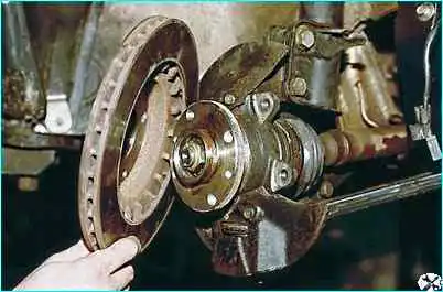 Снятие и установка тормозного механизма ВАЗ-2110