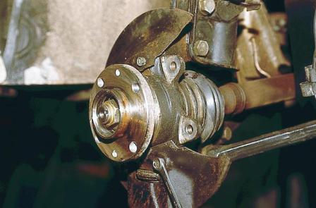 Снятие и установка тормозного механизма переднего колеса ВАЗ-2110
