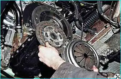Замена деталей сцепления автомобиля ВАЗ-2110 Замена деталей сцепления автомобиля