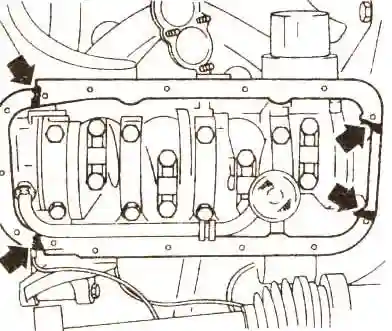 Промазать надрезы на контактных поверхностях